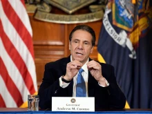 Outgoing Gov. Andrew Cuomo (D) of New York